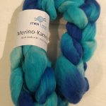 blauer Merino-Kammzug